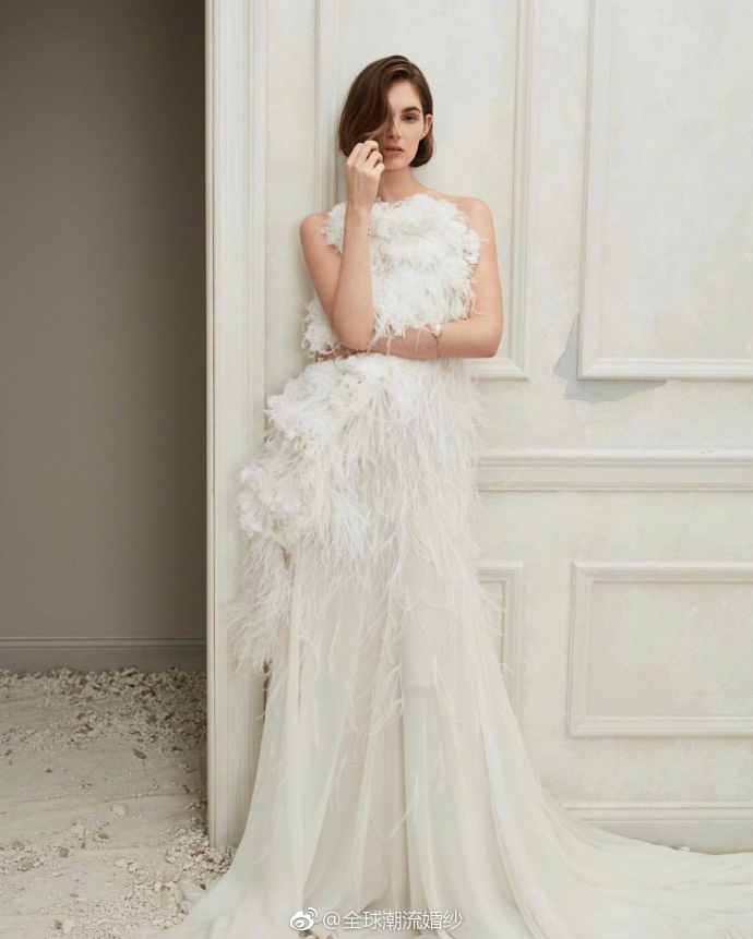 Oscarde la Renta2019秋季婚纱礼服图片