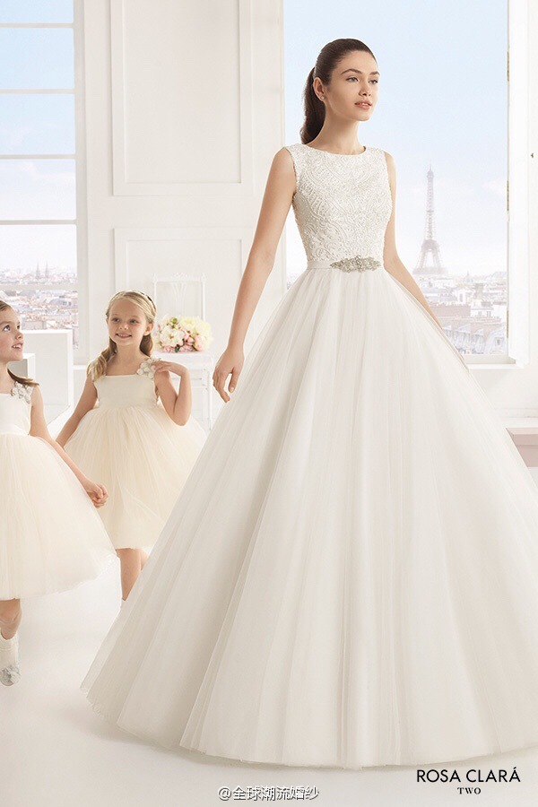 西班牙顶级婚纱品牌Rosa clara2016婚纱礼服图片