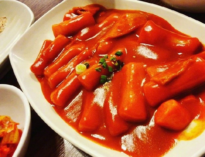 想吃韩式辣炒年糕图片
