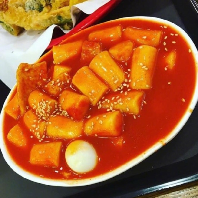 想吃韩式辣炒年糕图片