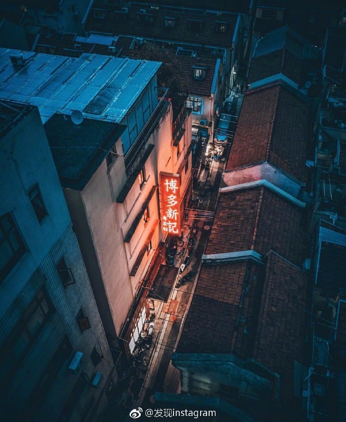 中国上海夜晚风景图片