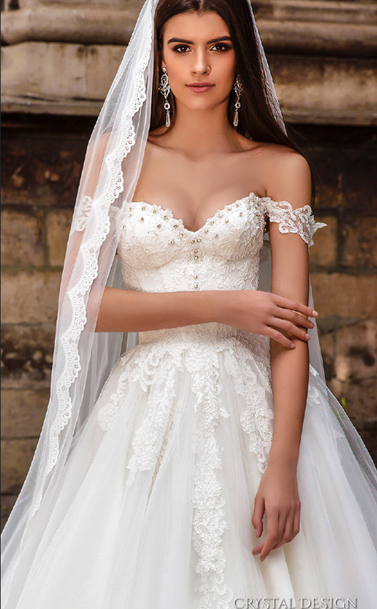乌克兰婚纱品牌Crystal Design's 2016婚纱礼服图片