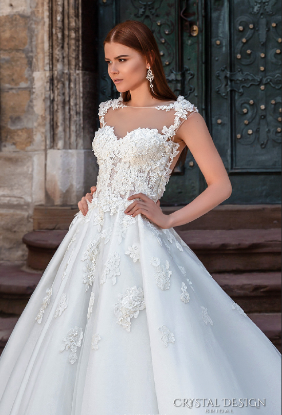 乌克兰婚纱品牌Crystal Design's 2016婚纱礼服图片