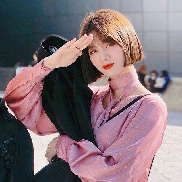 韩国美女模特闵智媛甜美气质图片