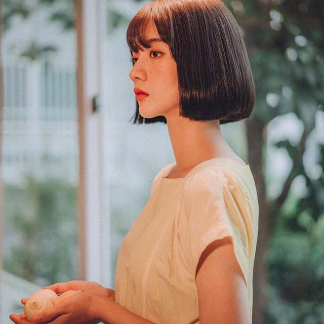 韩国美女模特闵智媛甜美气质图片