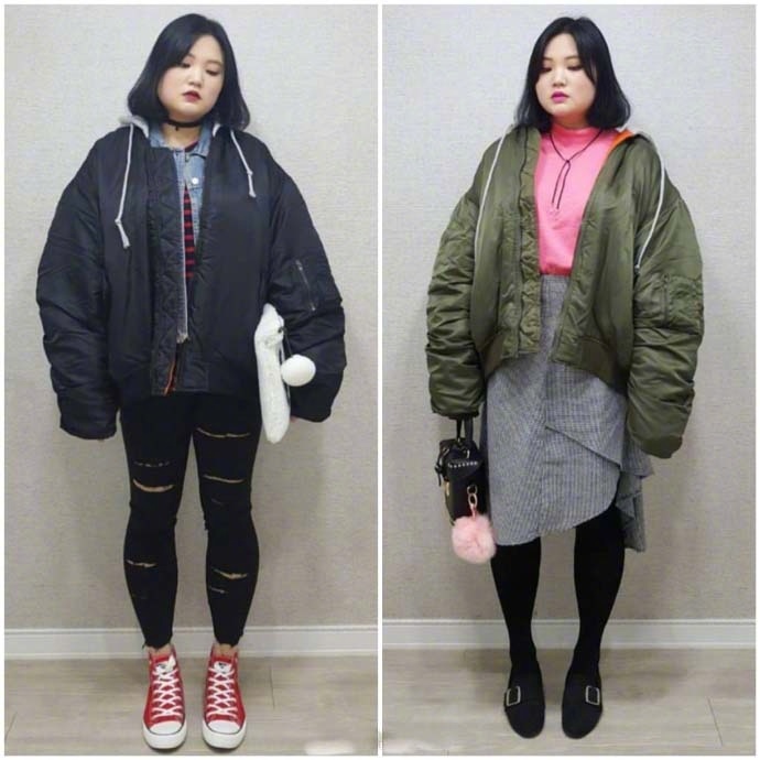 小仙女秋冬胖女孩穿衣搭配图片
