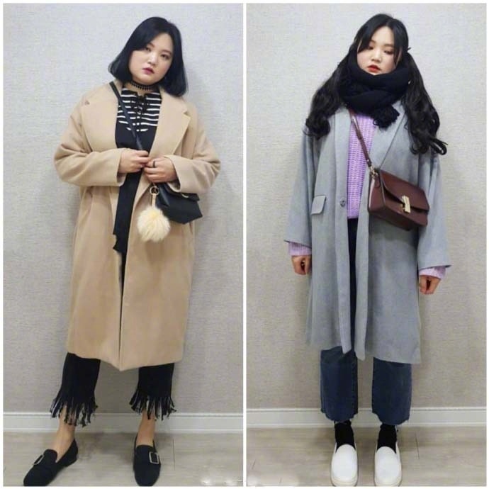 小仙女秋冬胖女孩穿衣搭配图片