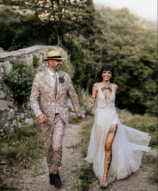 欧美情侣婚纱照图片