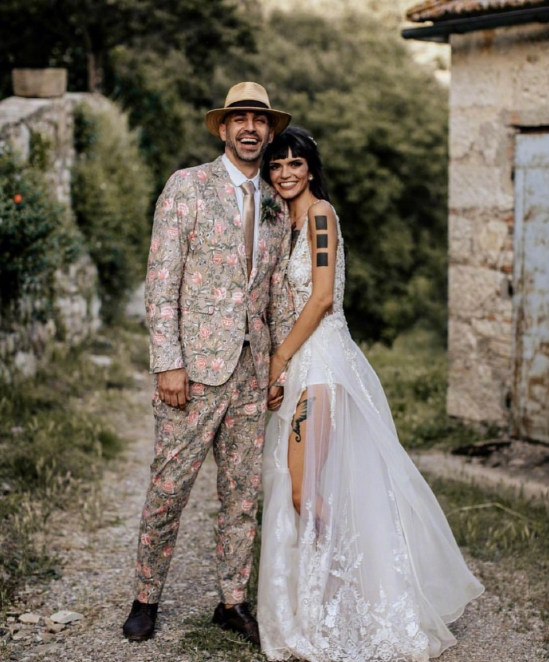 欧美情侣婚纱照图片