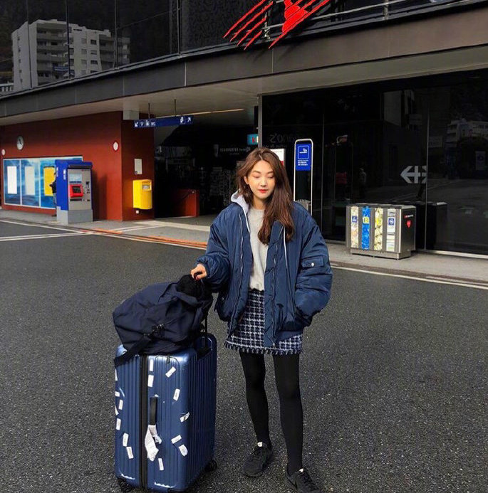 甜美系女孩的秋冬穿搭日常