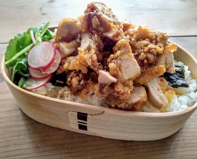 今日份的美食便当图片