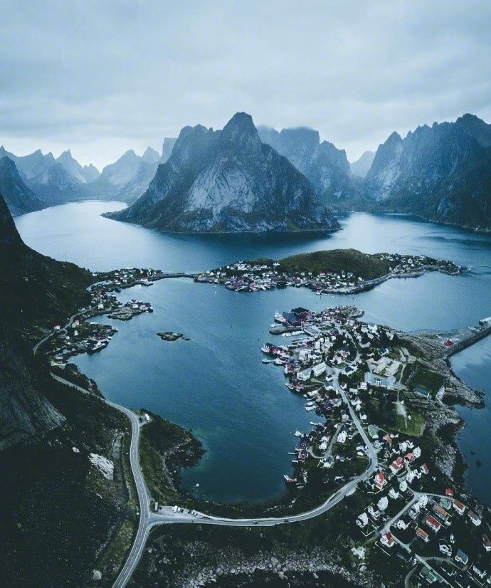 挪威世外桃源风景图片