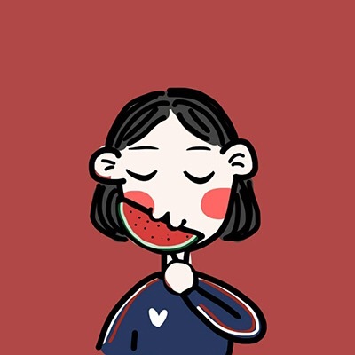 qq动漫情侣头像呆萌两张配对无水印