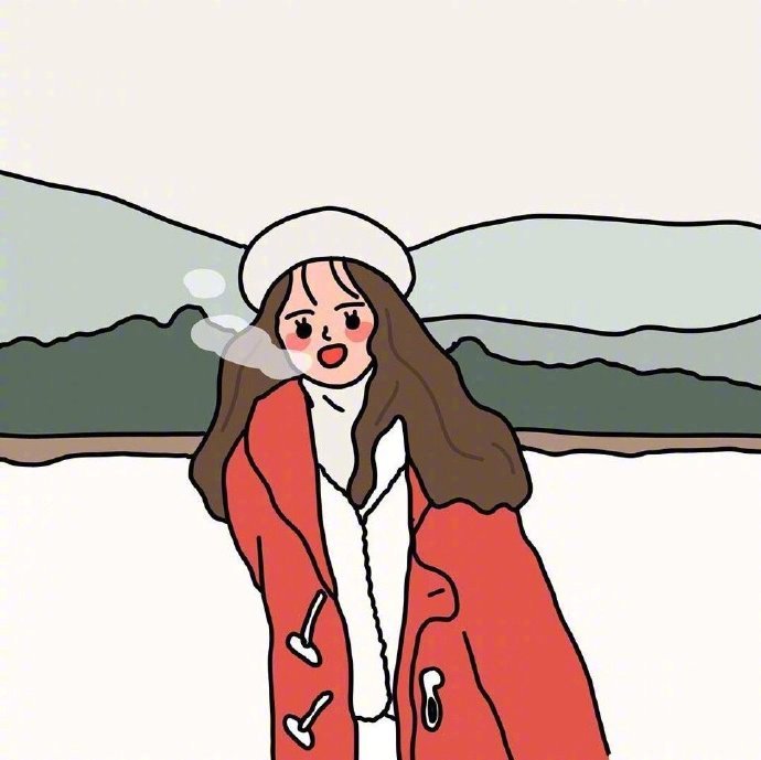 手绘动漫头像女生图片