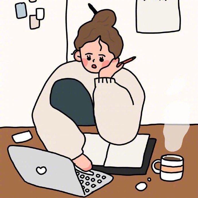 手绘动漫头像女生图片