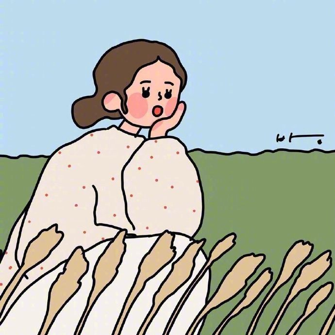 手绘动漫头像女生图片