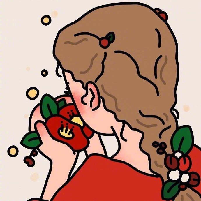 手绘动漫头像女生图片