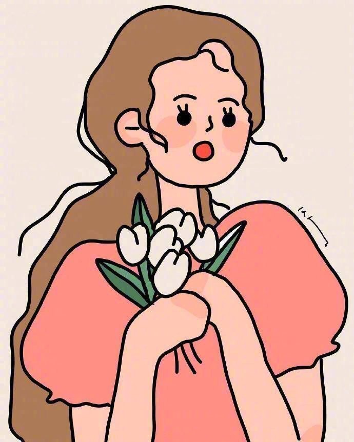 手绘动漫头像女生图片