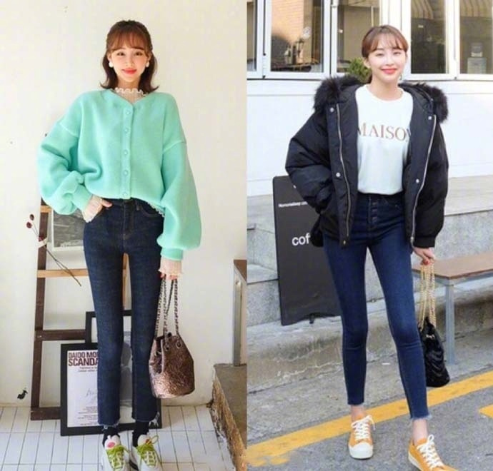 高个子女生秋冬甜美温柔穿搭