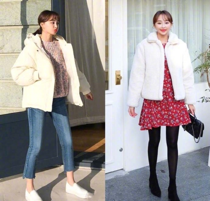 高个子女生秋冬甜美温柔穿搭