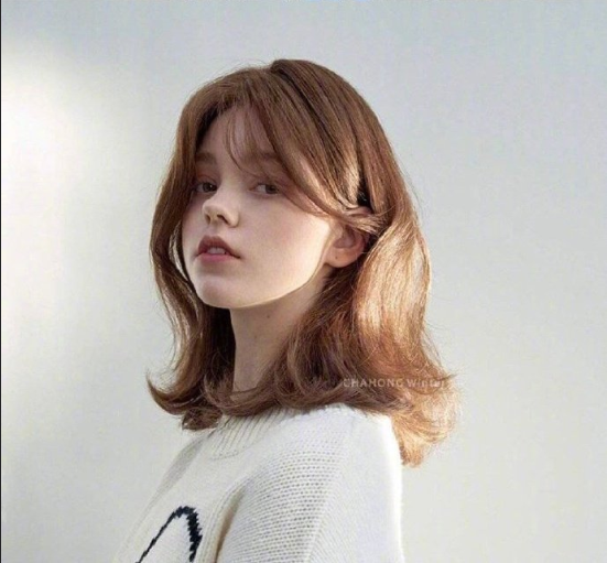 冬季的棕色长短发发型美女合集