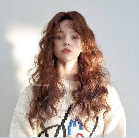 冬季的棕色长短发发型美女合集