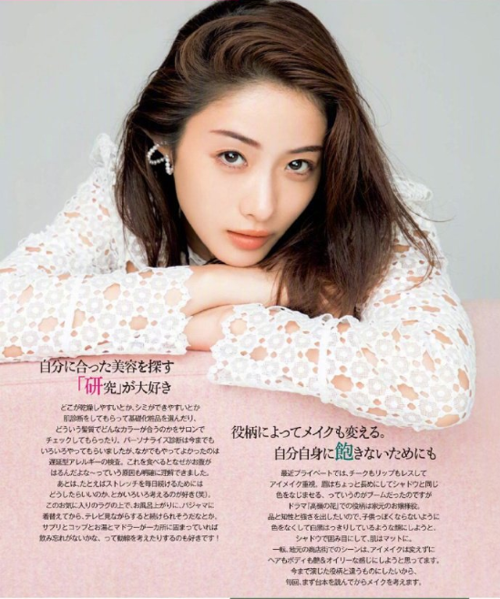 日本美女明星石原里美杂志内页美图合集