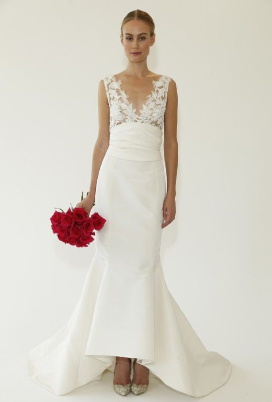 Oscar de la Renta婚纱图片 女人穿上婚纱的那一刻是