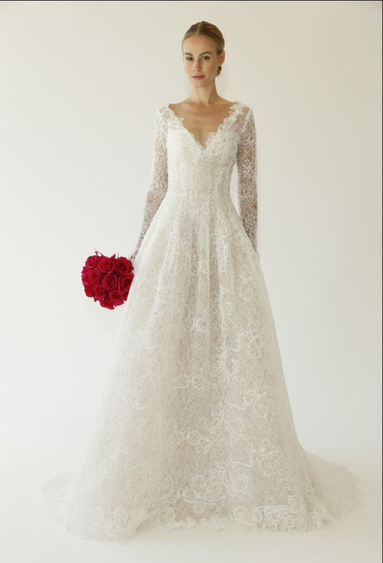 Oscar de la Renta婚纱图片 女人穿上婚纱的那一刻是