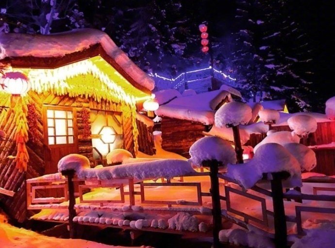 黑龙江牡丹江双峰林场中国雪乡风景图片