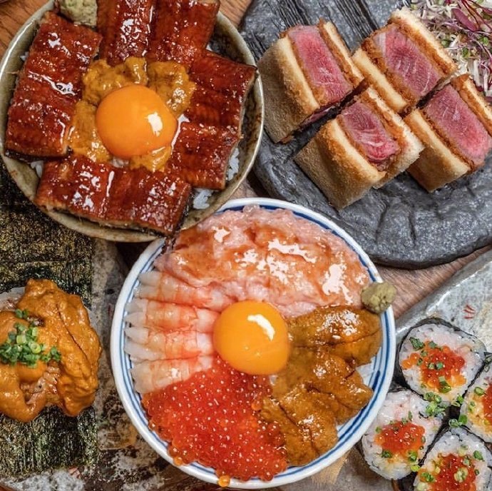 好想吃大虾和鳗鱼饭图片
