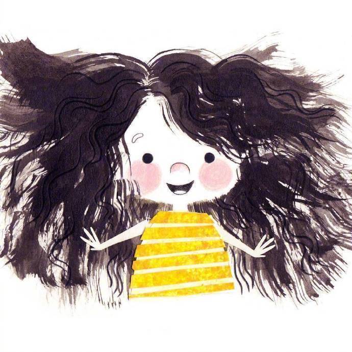 可爱的铅笔画头像女生图片 动画头像图片