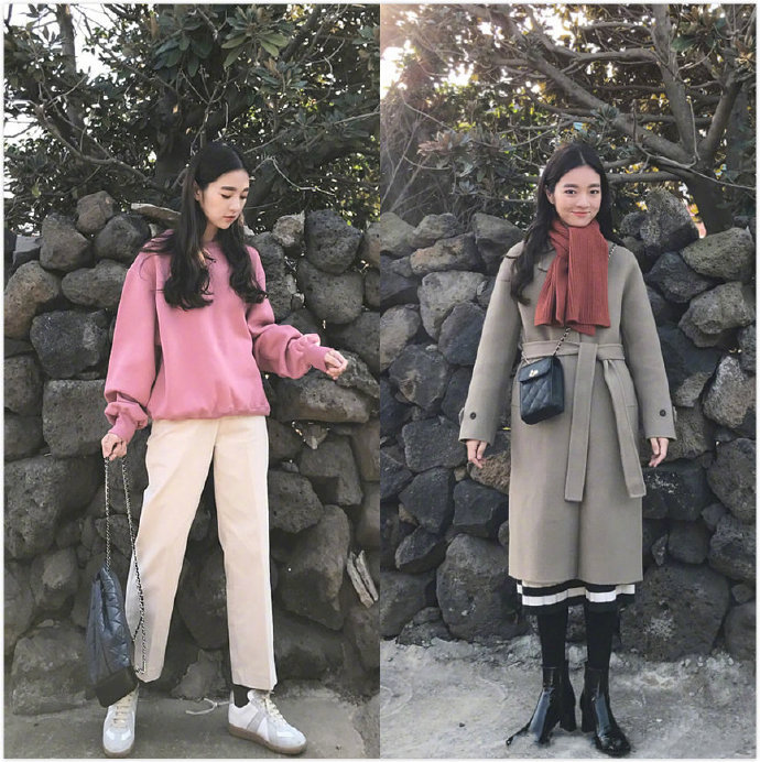 少女中带点女人味的秋冬穿搭参考