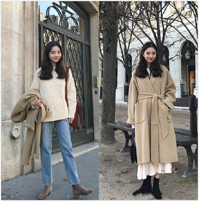 少女中带点女人味的秋冬穿搭参考