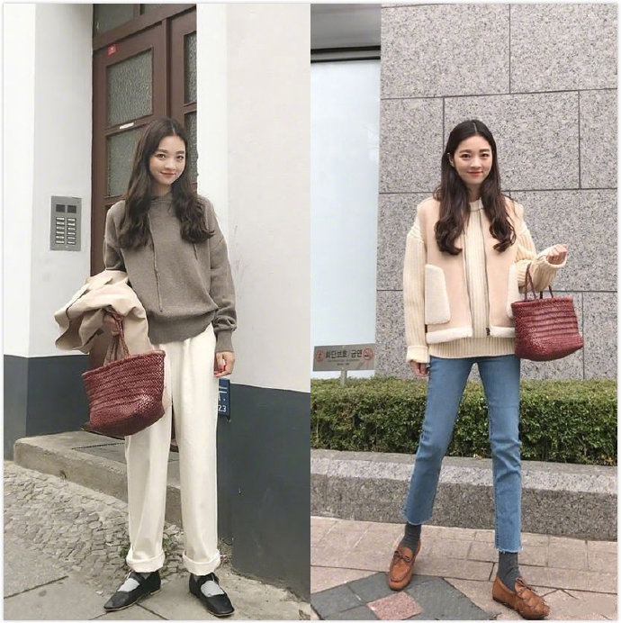 少女中带点女人味的秋冬穿搭参考
