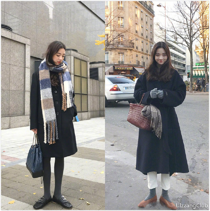 少女中带点女人味的秋冬穿搭参考