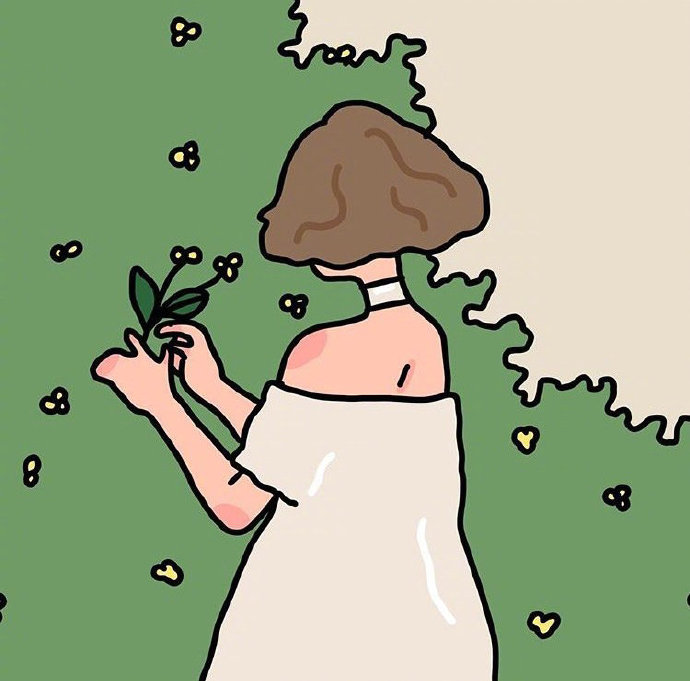 漫画美女头像图片女孩子嘛 上进 努力 有出息