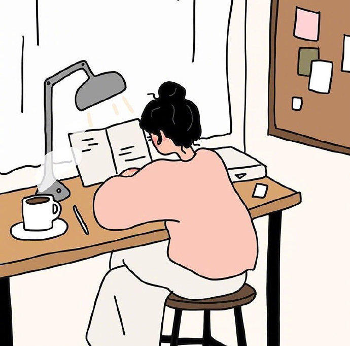漫画美女头像图片女孩子嘛 上进 努力 有出息
