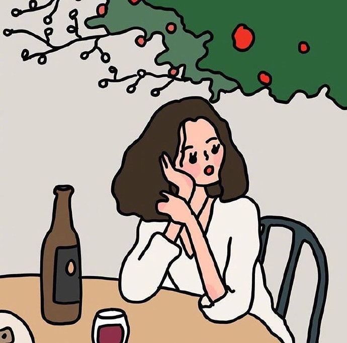 漫画美女头像图片女孩子嘛 上进 努力 有出息