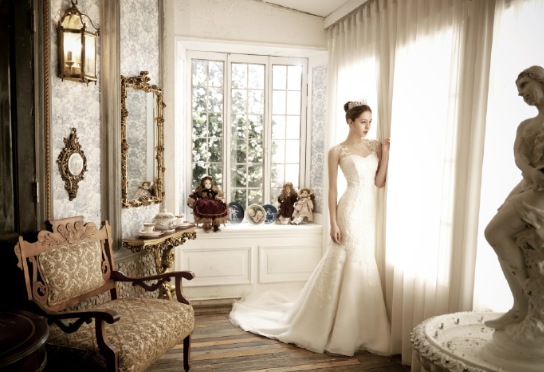 D-her Wedding Collection唯美白色婚纱图片