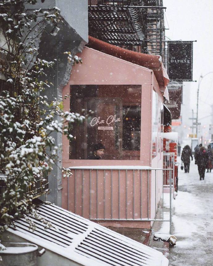 Laura Prado镜头中的雪中街景图片