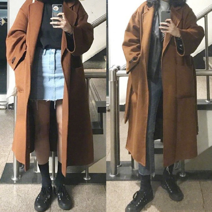 学生党休闲简约深色系日常十足的减龄耐看