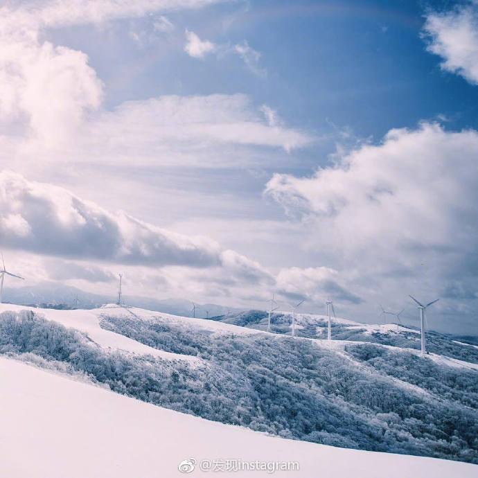唯美雪山风景图片