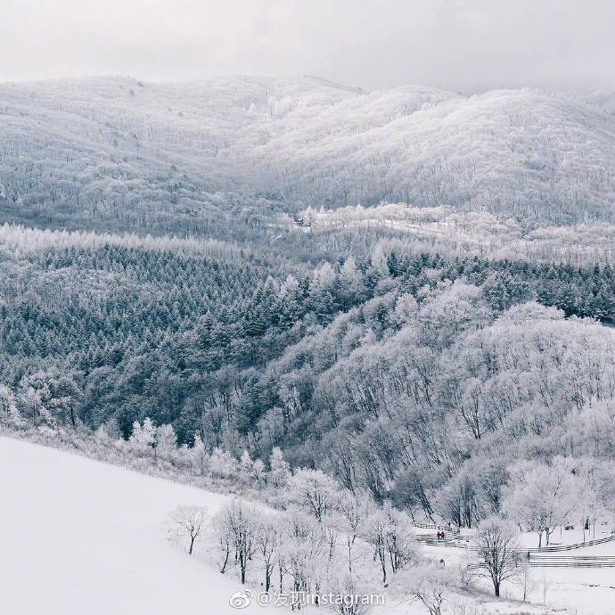 唯美雪山风景图片