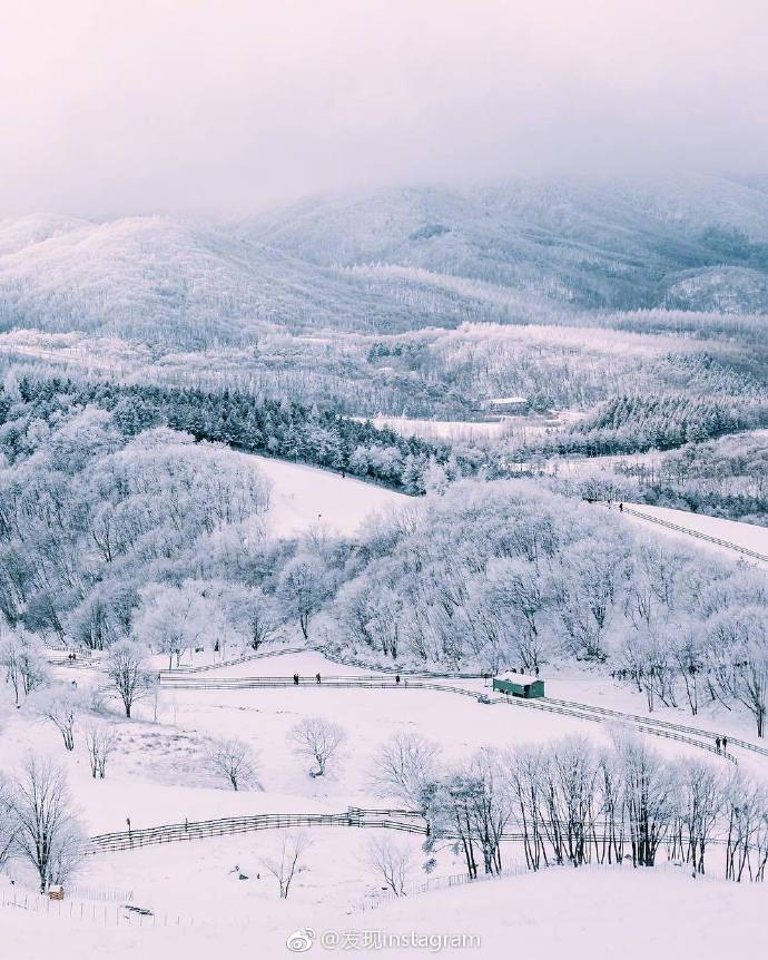 唯美雪山风景图片