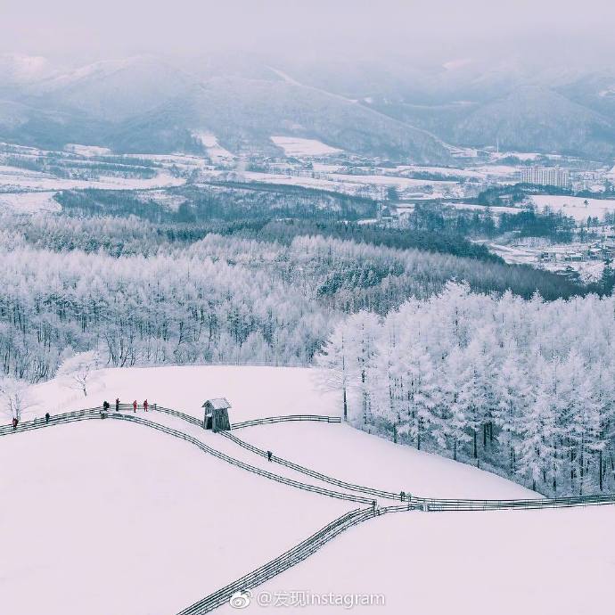 唯美雪山风景图片