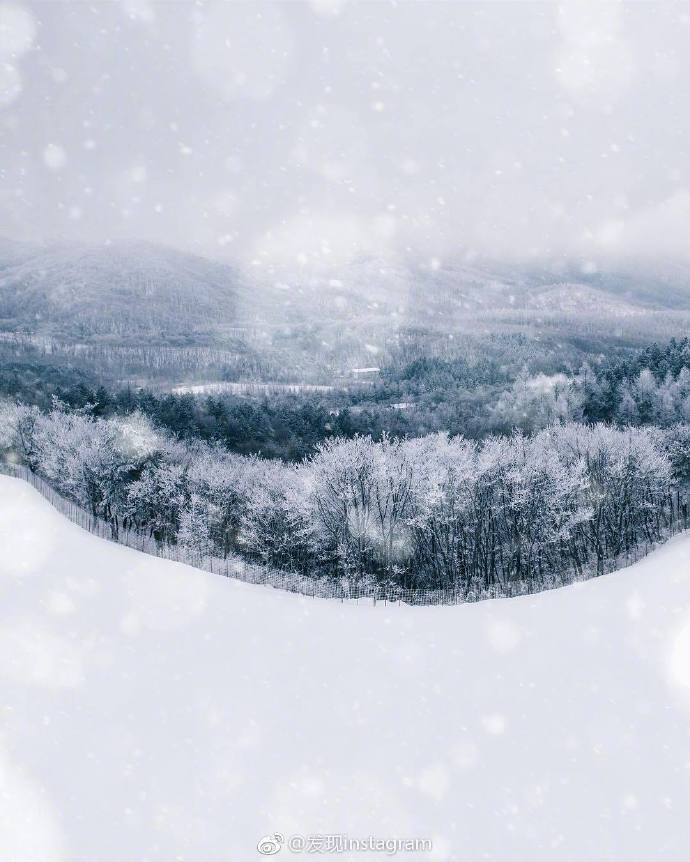 唯美雪山风景图片