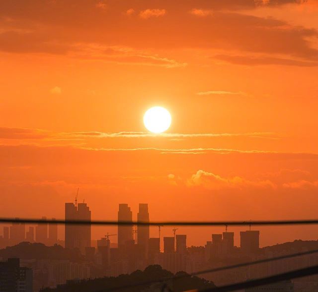 日落黄昏风景图片