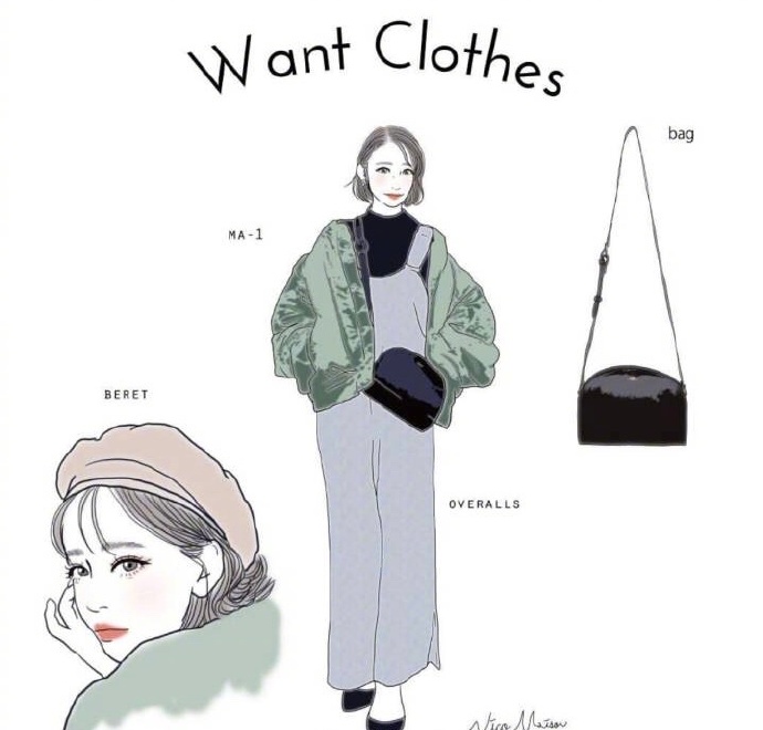 插画家笔下时髦女生搭配要点日记