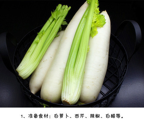 促消化还开胃的泡菜萝卜的做法